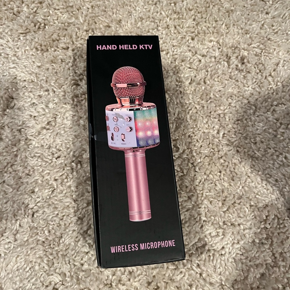Pink Wireless Microphone